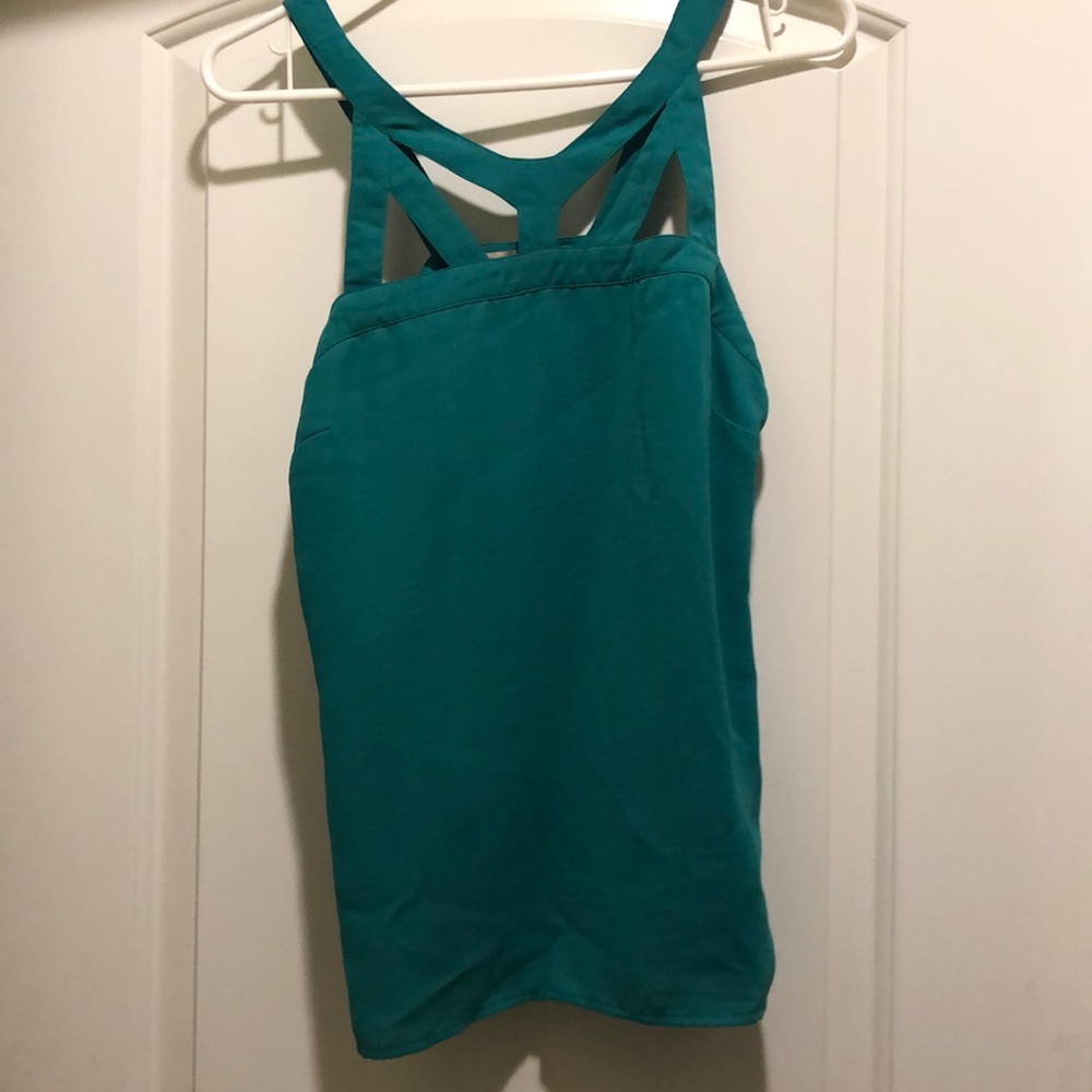 Turquoise Banana Republic tank